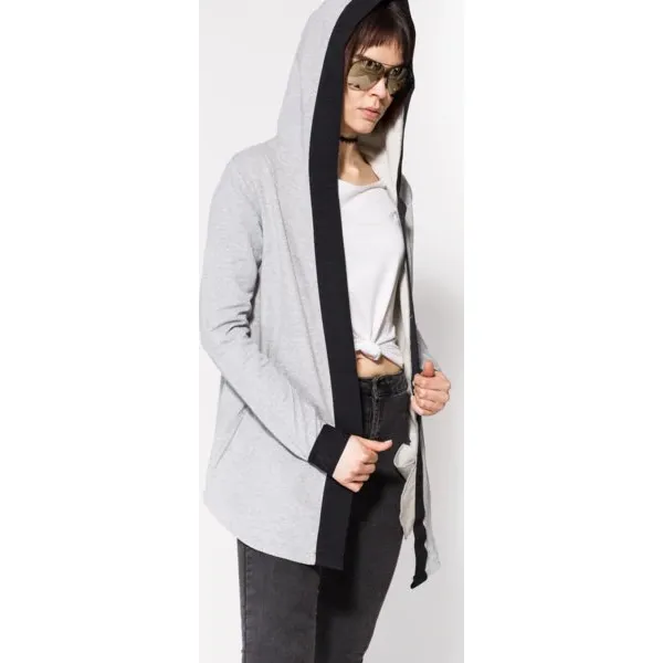 Confront Bluza Champion , szary, rozmiar M. Szare bluzy Confront, m, bez wzorów, z bawełny, z kapturem. W wyprzedaży za 69.99 zł.