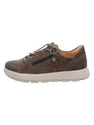 Think! Skórzane sneakersy w kolorze brązowym rozmiar: 38,5. Brązowe trampki Think!, bez wzorów, bez zapięcia. Za 337.95 zł.