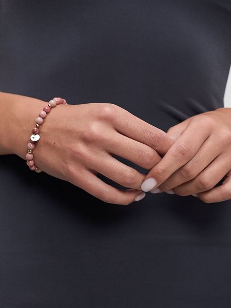 Tamaris Bransoletka z kwarcem rozmiar: onesize. Różowe bransoletki Tamaris, z kwarcem, ze stali. Za 78.99 zł.