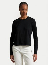 Polo Ralph Lauren Bluzka 211967103002 Czarny Classic Fit. Czarne koszulki polo Polo Ralph Lauren, s, bez wzorów, bez kołnierzyka, bez ramiączek. Za 489.99 zł.