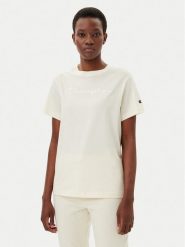 Champion T-Shirt 117650 Écru Slim Fit. T-shirty Champion, xs, bez wzorów, z bawełny, bez kołnierzyka, bez ramiączek. Za 69.99 zł.