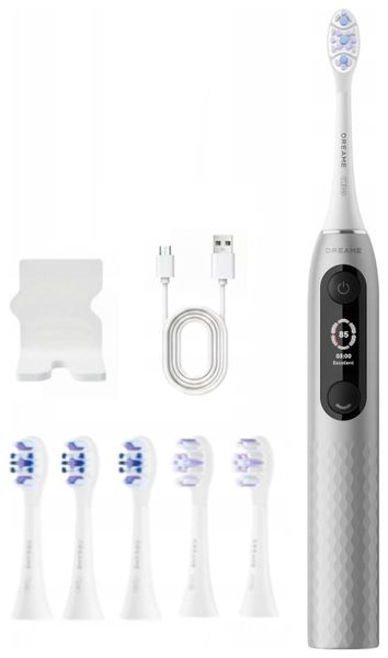 Szczoteczka soniczna Dreame E10F Set Srebrna. Szczoteczki soniczne Dreame. Za 399.00 zł.