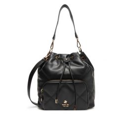 Torebka Beverly Hills Polo Club. Czarne torebki klasyczne Beverly Hills Polo Club, bez wzorów, bez dodatków. Za 259.99 zł.