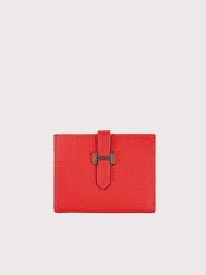 Lucky Bees Portfel "Helsinki" w kolorze jasnoczerwonym - 12 x 10 x 1,5 cm rozmiar: onesize. Czerwone portfele Lucky Bees, bez wzorów, z materiału. Za 73.99 zł.
