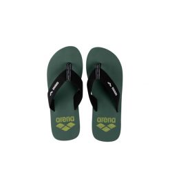 Japonki Arena Sand Thong. Niebieskie klapki Arena, bez wzorów, z bawełny, bez obcasa. Za 91.55 zł.