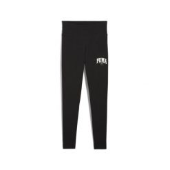 Damskie legginsy PUMA SQUAD PUMA Black. Czarne legginsy Puma, s, bez wzorów, z dresówki, do biegania. Za 97.99 zł.