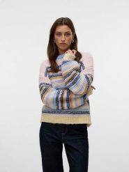 Vero Moda Sweter ze wzorem rozmiar: S. Swetry Vero Moda, s, bez wzorów, bez ramiączek. Za 140.53 zł.