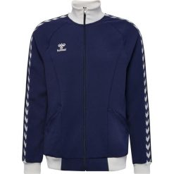Bluza dresowa zapinana na zamek błyskawiczny Hummel Root. Niebieskie bluzy Hummel, xl, bez wzorów, z dresówki, bez kaptura. Za 302.00 zł.