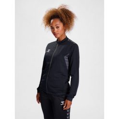 HUMMEL bluza sportowa rozpinana AUTHENTIC PL ZIP. Czarne bluzy Hummel, bez wzorów, bez kaptura. Za 149.99 zł.