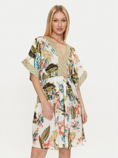 Liu Jo Sukienka codzienna VA4123 TS806 Kolorowy Reglan Fit. Sukienki Liu Jo, na co dzień, m, bez wzorów, z wiskozy, bez kołnierzyka, bez ramiączek, proste. Za 359.99 zł.