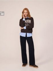 Jeansy wide leg z przeszyciami - czarny. Czarne jeansy Sinsay, bez wzorów. Za 69.99 zł.