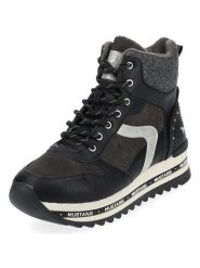 Ara Shoes Botki w kolorze czarno-biało-antracytowym rozmiar: 39. Białe botki Ara Shoes, bez wzorów, bez obcasa, na platformie, bez zapięcia. Za 209.47 zł.
