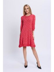 Marks & Spencer Sukienka w kolorze czerwonym rozmiar: 36. Czerwone sukienki Marks & Spencer, na co dzień, bez wzorów, bez kołnierzyka, bez ramiączek, mini, proste. Za 57.45 zł.