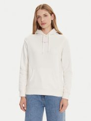 Tommy Jeans Bluza Linear DW0DW21963 Biały Regular Fit. Białe bluzy Tommy Jeans, m, bez wzorów, z bawełny, bez kaptura. Za 389.99 zł.