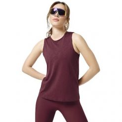 Damska Koszulka Sportowa Casall Soft Tank Top Fitness Joga. Brązowe koszulki sportowe Casall, bez wzorów, z tkaniny, bez ramiączek, na fitness i siłownię. Za 249.99 zł.