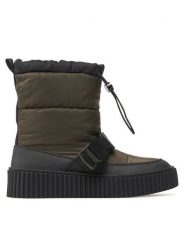 Jenny Fairy Śniegowce H17125Y-1 Khaki. Brązowe trapery i śniegowce Jenny Fairy, z materiału. Za 199.99 zł.