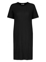 Sublevel Sukienka w kolorze czarnym rozmiar: XL. Czarne sukienki Sublevel, na co dzień, xl, bez wzorów, bez kołnierzyka, bez ramiączek, midi, proste. Za 74.95 zł.