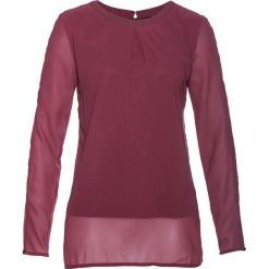 Tunika bonprix magenta. Fioletowe tuniki bonprix, bez wzorów, bez kołnierzyka, bez ramiączek. Za 37.99 zł.