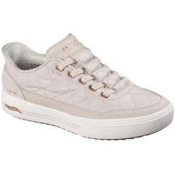 Buty sportowe damskie Skechers Arch Fit Arcade cuddle Steps. Brązowe obuwie sportowe Skechers, z syntetyku, bez zapięcia, na fitness i siłownię. Za 590.00 zł.