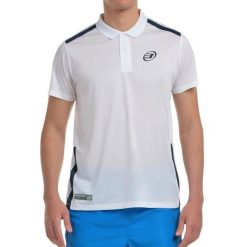 Bullpadel Balto Polo Shirt. Białe koszulki polo bullpadel, bez wzorów, bez kołnierzyka, bez ramiączek. Za 153.00 zł.