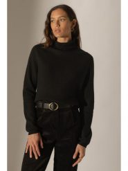 Perfect Cashmere Kaszmirowy sweter "Ruby" w kolorze czarnym rozmiar: L. Czarne swetry Perfect Cashmere, l, bez wzorów, z kaszmiru, bez ramiączek. Za 291.93 zł.