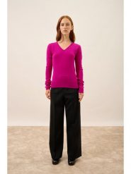 Just Cashmere Kaszmirowy sweter "Abby" w kolorze różowym rozmiar: M. Różowe swetry Just Cashmere, m, bez wzorów, z kaszmiru, bez ramiączek. Za 456.99 zł.