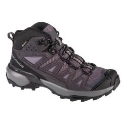 Buty trekkingowe damskie Salomon X Ultra 360 Ltr Mid Gtx W. Szare trekkingi Salomon, z materiału, za kostkę, trekkingowe. Za 706.00 zł.