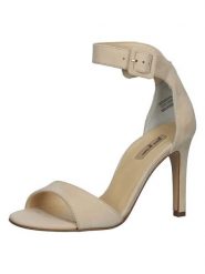 Paul Green Skórzane sandały w kolorze beżowym rozmiar: 40,5. Brązowe sandały Paul Green, bez wzorów, z otwartym noskiem, bez obcasa, na koturnie, bez zapięcia. Za 296.56 zł.