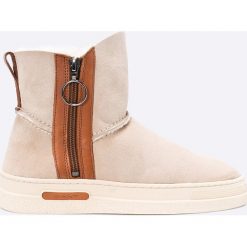 Gant - Śniegowce Maria. Botki GANT, bez wzorów, z materiału, z okrągłym noskiem, bez obcasa, bez zapięcia. W wyprzedaży za 449.90 zł.