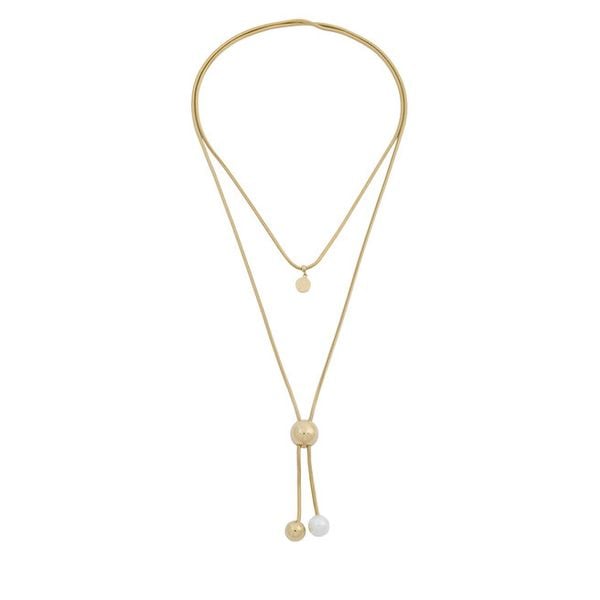 Naszyjnik Furla. Żółte naszyjniki Furla, złote. Za 559.99 zł.