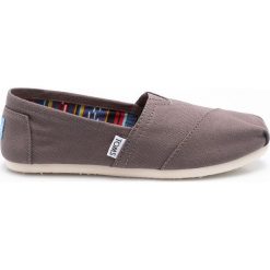 Toms - Espadryle. Espadryle Toms, bez wzorów, z materiału, bez obcasa, bez zapięcia. W wyprzedaży za 149.90 zł.