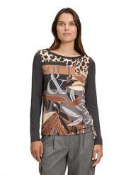 Betty Barclay Koszulka w kolorze beżowo-brązowo-szarym rozmiar: 36. Brązowe bluzki Betty Barclay, bez wzorów, bez kołnierzyka, bez ramiączek. Za 60.88 zł.