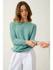 AUTHENTIC CASHMERE Kaszmirowy sweter "Goléon" w kolorze turkusowym rozmiar: XL. Niebieskie swetry AUTHENTIC CASHMERE, xl, bez wzorów, z kaszmiru, bez ramiączek. Za 245.96 zł.