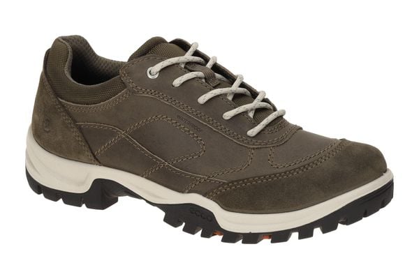 Buty trekkingowe za kostkę damskie Ecco Xpedition III. Szare trekkingi ecco, z gumy, za kostkę, trekkingowe. Za 651.30 zł.
