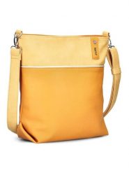 Zwei Torebka "Jana J12" w kolorze żółtym - 33 x 32 x 13 cm rozmiar: onesize. Żółte torby na ramię Zwei, bez wzorów, z materiału, na ramię, bez dodatków. Za 234.94 zł.
