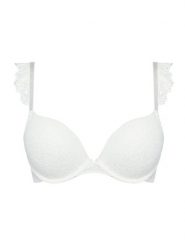 Hunkemöller Biustonosz push-up Posie PP Maximizer 302550 Biały. Białe biustonosze Hunkemöller, bez wzorów, z syntetyku. Za 169.99 zł.