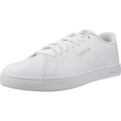 Buty REEBOK COURT CLEAN Biały. Białe trekkingi Reebok, z materiału, trekkingowe. Za 189.00 zł.