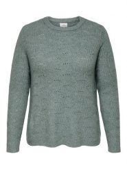 ONLY Sweter w kolorze turkusowym rozmiar: S-42/44. Niebieskie swetry Only, s, bez wzorów, ze splotem, bez ramiączek. Za 97.05 zł.