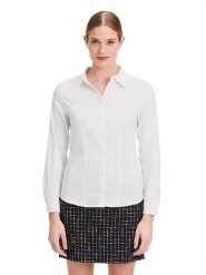 CARTOON Bluzka w kolorze białym rozmiar: 42. Białe bluzki Cartoon, bez wzorów, z bawełny, bez kołnierzyka, bez ramiączek. Za 61.31 zł.