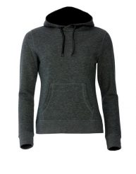Clique Classic Hoody Women – bluza z kapturem anthracite melange. Szare bluzy CLIQUE, m, bez wzorów, z bawełny, z kapturem. Za 309.10 zł.