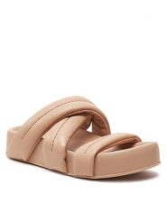 AGL Klapki Jane D685001PGSOFTY0551 Beżowy. Brązowe klapki AGL, bez wzorów, ze skóry, bez obcasa. Za 1,559.00 zł.