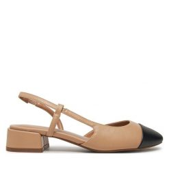 Sandały Call It Spring. Brązowe sandały Call it Spring, bez wzorów, bez obcasa, na słupku, bez zapięcia. Za 149.99 zł.