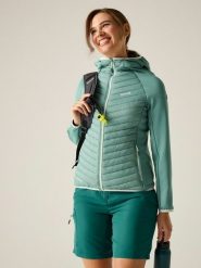 Regatta Kurtka hybrydowa "Anderson" w kolorze turkusowym rozmiar: 44. Niebieskie kurtki sportowe Regatta, bez wzorów, z materiału, bez kaptura, outdoorowe. Za 146.28 zł.