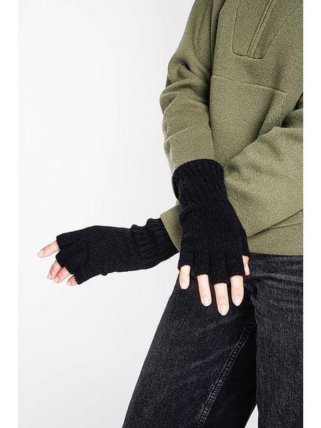 ASSUILI Rękawiczki w kolorze czarnym rozmiar: onesize. Czarne rękawiczki Assuili, bez wzorów, z materiału. Za 100.04 zł.