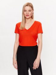 United Colors Of Benetton T-Shirt 3NLHE4249 Czerwony Regular Fit. Czerwone t-shirty United Colors of Benetton, xl, bez wzorów, z lyocellu, bez kołnierzyka, bez ramiączek. Za 69.99 zł.