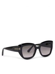 Tom Ford Okulary przeciwsłoneczne Satzman FT1192 01B Czarny. Czarne okulary przeciwsłoneczne Tom Ford, bez wzorów, z tworzywa sztucznego. Za 1,279.00 zł.