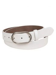 More & More Skórzany pasek w kolorze białym rozmiar: 95. Białe paski More & More, bez wzorów, z materiału. Za 83.81 zł.