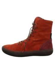 Think! Skórzane botki "Tjub" w kolorze czerwonym rozmiar: 38,5. Czerwone botki Think!, bez wzorów, bez obcasa, bez zapięcia. Za 502.76 zł.