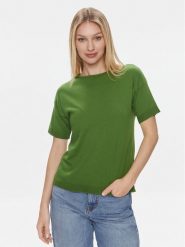 United Colors Of Benetton T-Shirt 103CD102M Zielony Regular Fit. Zielone t-shirty United Colors of Benetton, m, bez wzorów, z bawełny, bez kołnierzyka, bez ramiączek. Za 99.99 zł.