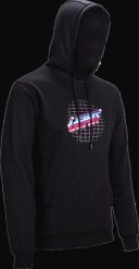 Bluza z kapturem LEATT Hoodie Core. Czarne bluzy LEATT, l, bez wzorów, z materiału, z kapturem. Za 258.30 zł.